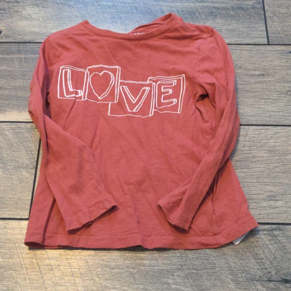 Old Navy Love Long Sleeve Shirt 4T